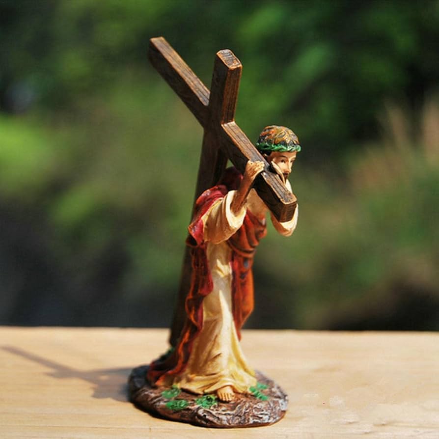 ラリック　ガラス　十字架 キリスト像 R.LALIQUE ルネ・ラリック『Christ』キリスト 立像 彫像 十字架